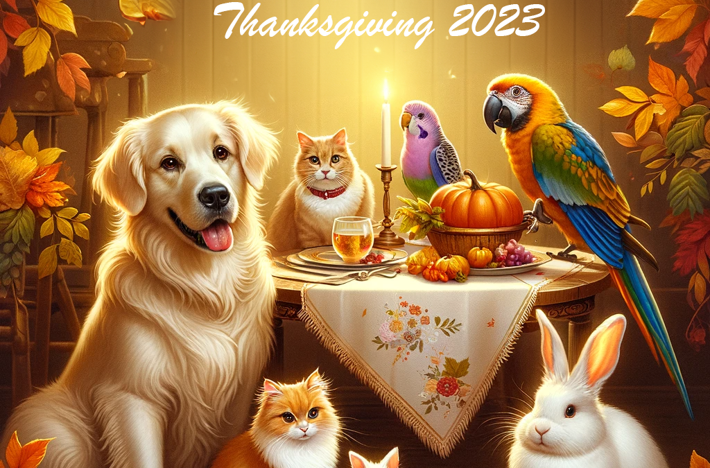 Thanksgiving Message for Our Pets